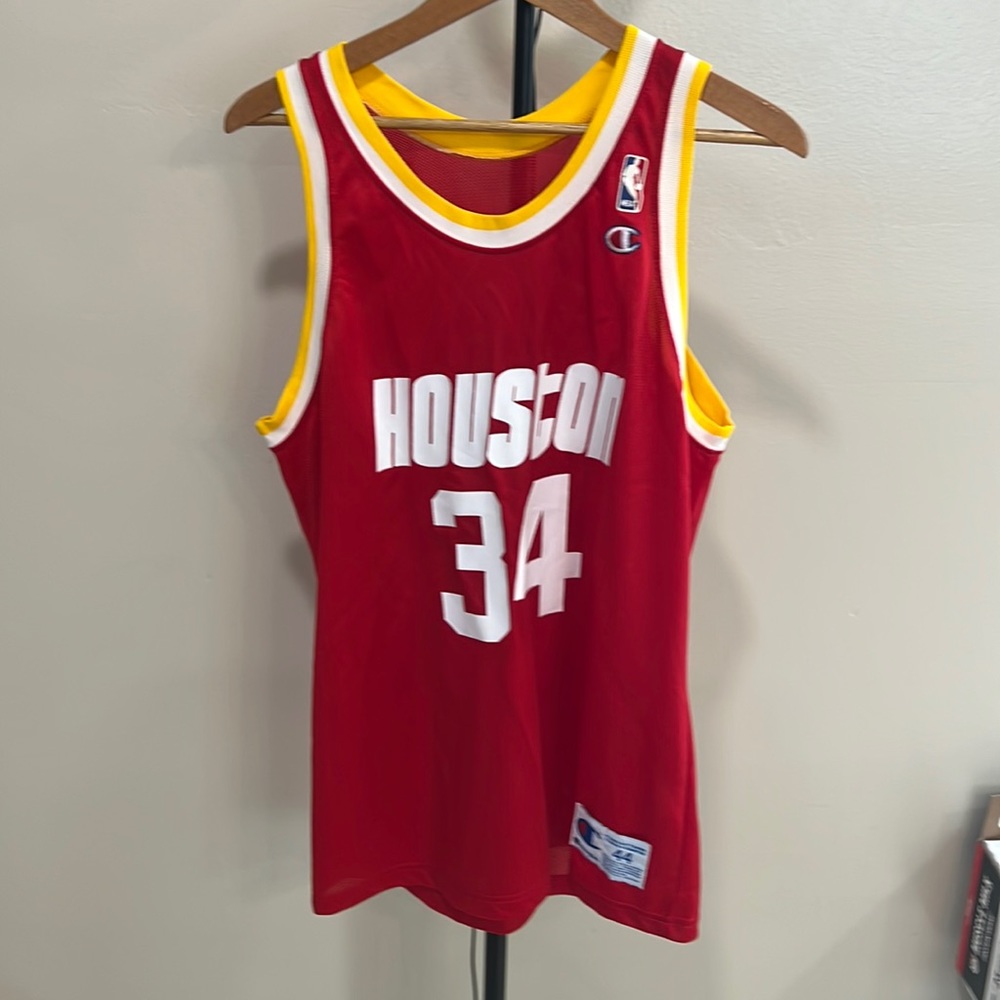 Autographed Hakeem Olajuwon Houston Rockets jersey. Never worn.